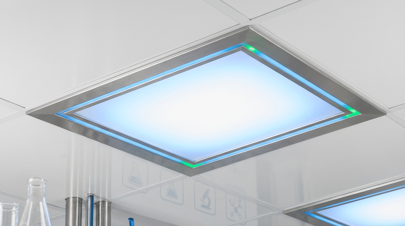 תאורת LED מודרנית לחדרים נקיים - היתרונות והסטנדרטים