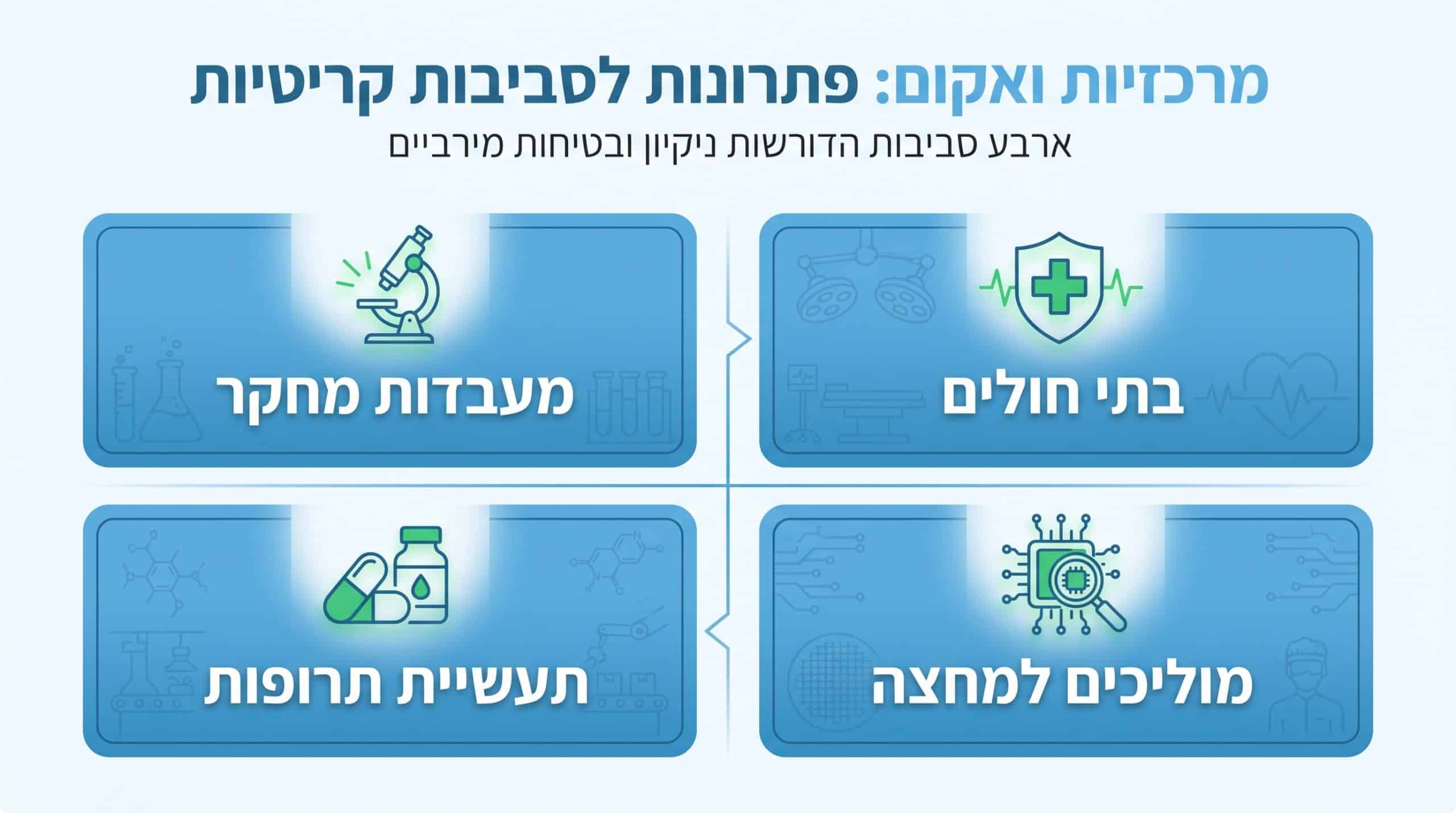 מערכת ואקום מרכזית: המדריך המלא לפתרונות ואקום מעבדתיים