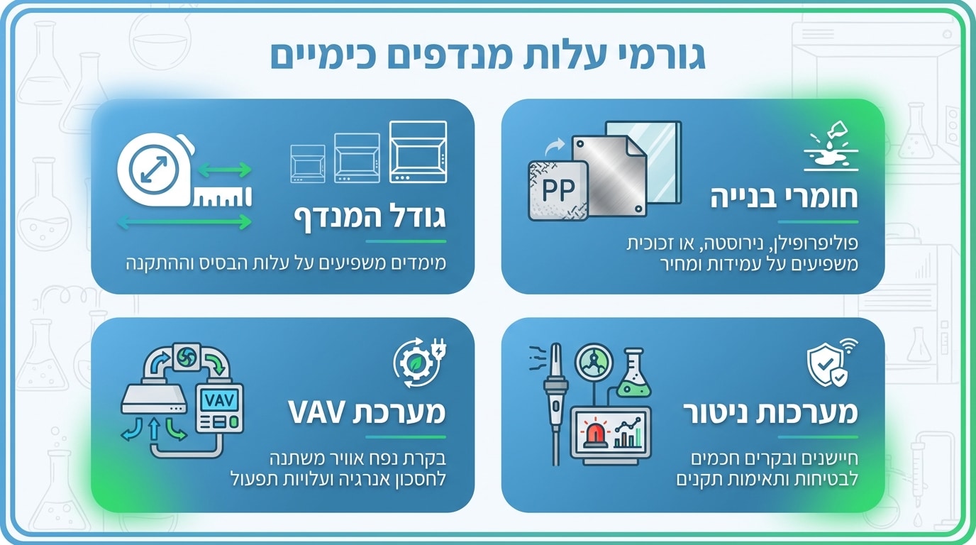 גורמים המשפיעים על עלות מנדף כימי - מדריך מקיף לרכישה חכמה