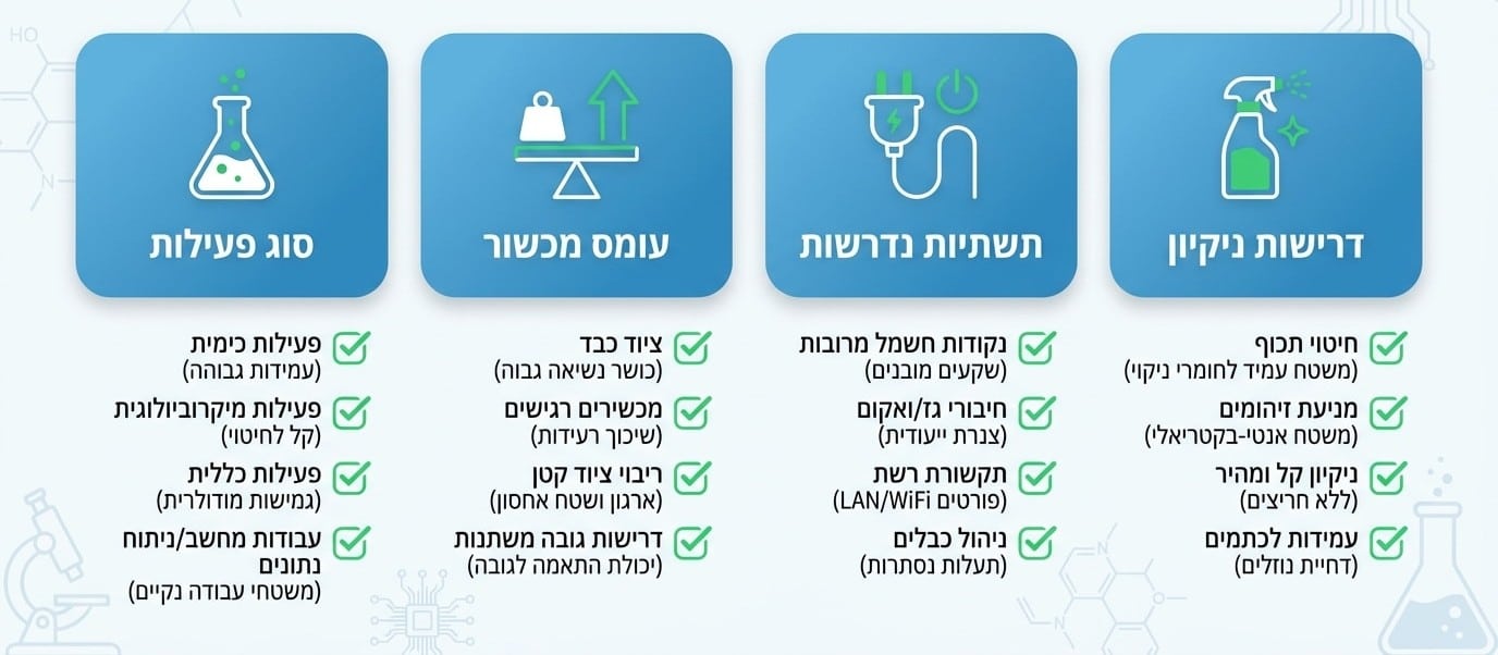 ריהוט למעבדות